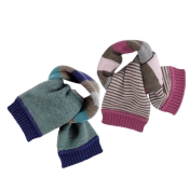 Knitted Merino Wool Scarf by Lille Barn